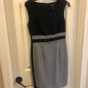 White House black market dress, sleeveless. Size 2.